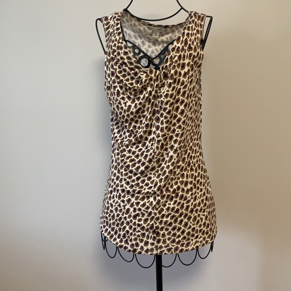 Banana Republic Leopard print tank